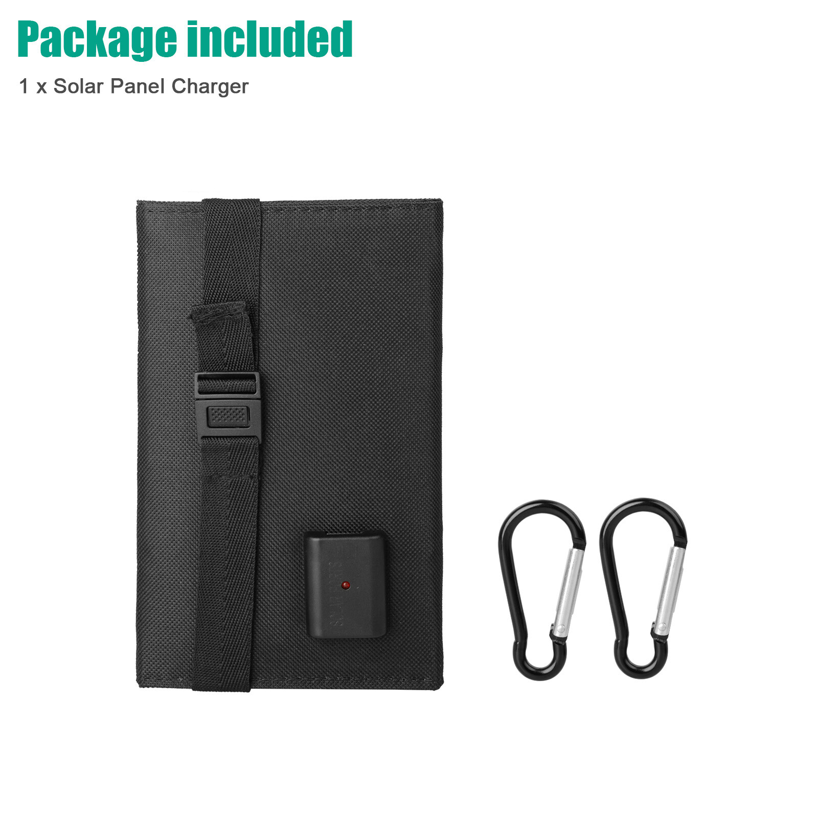 80W USB Solar Panel Kit Folding Power Bank Outdoor Camping Hiking Phone Charger