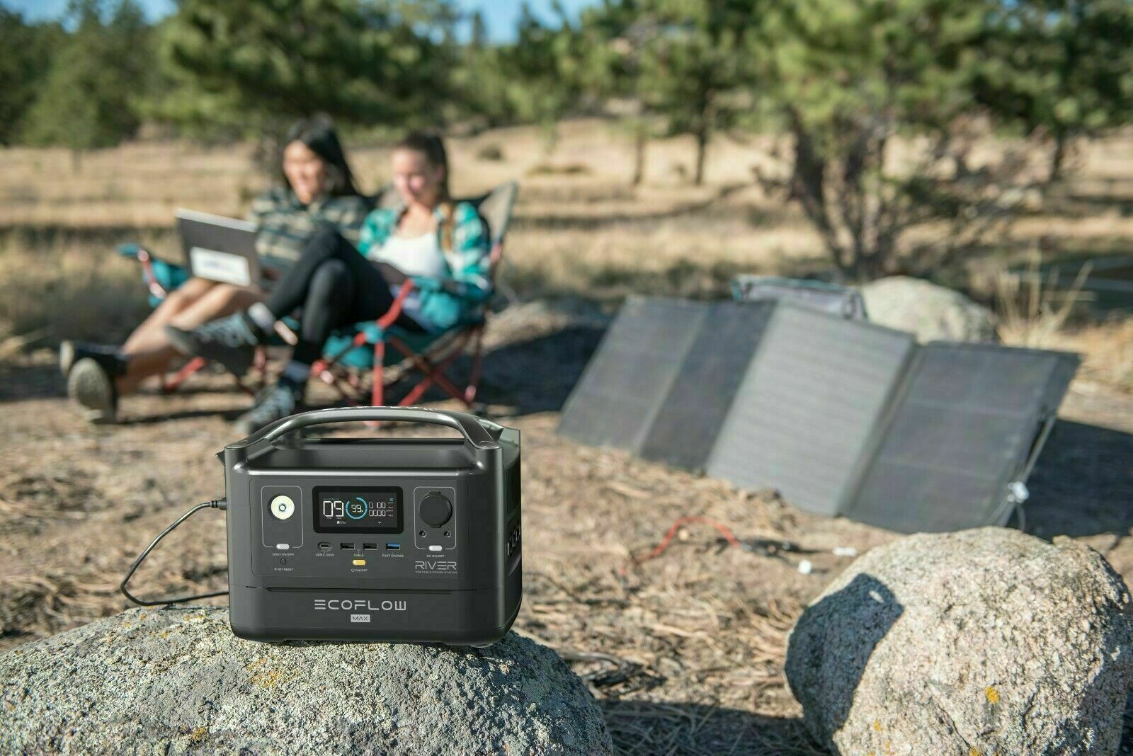 EcoFlow 110W Portable Solar Panel Foldable with Carry Case Very Good Refurbished