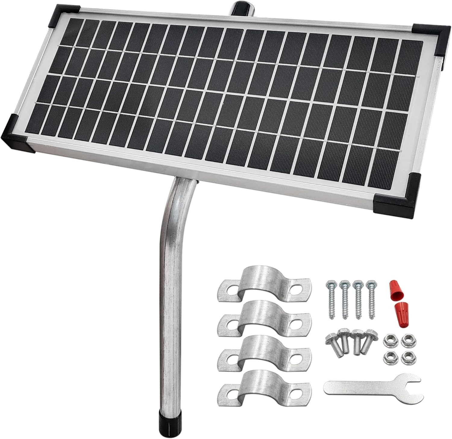 FM123 Solar Panel Kit Compatible Mighty Mule Gate Opener 10W