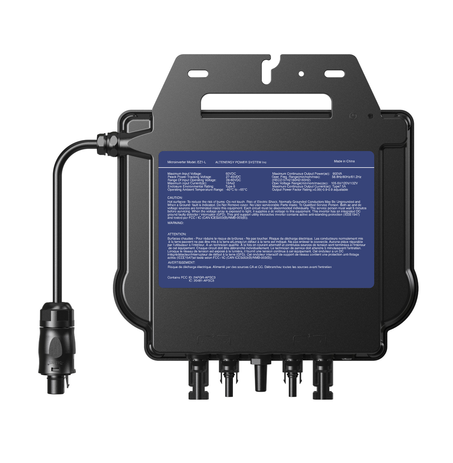 Micro Solar Inverter | Plug & play DIY grid-tie solar kit plug-in | power saving