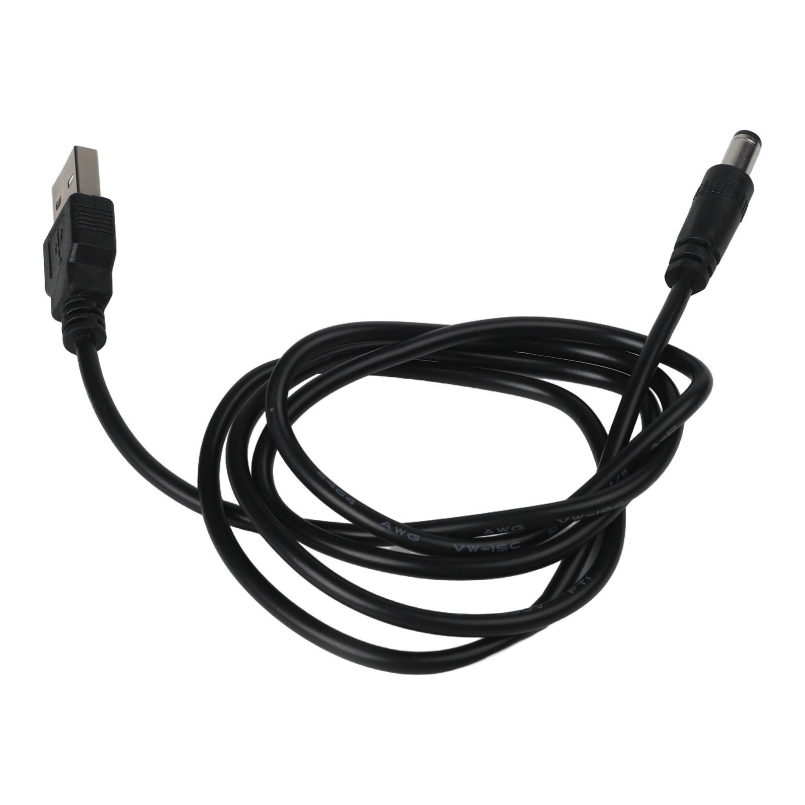 USB to DC Charging Cable Featuring Compact Design and Multiple Adapters