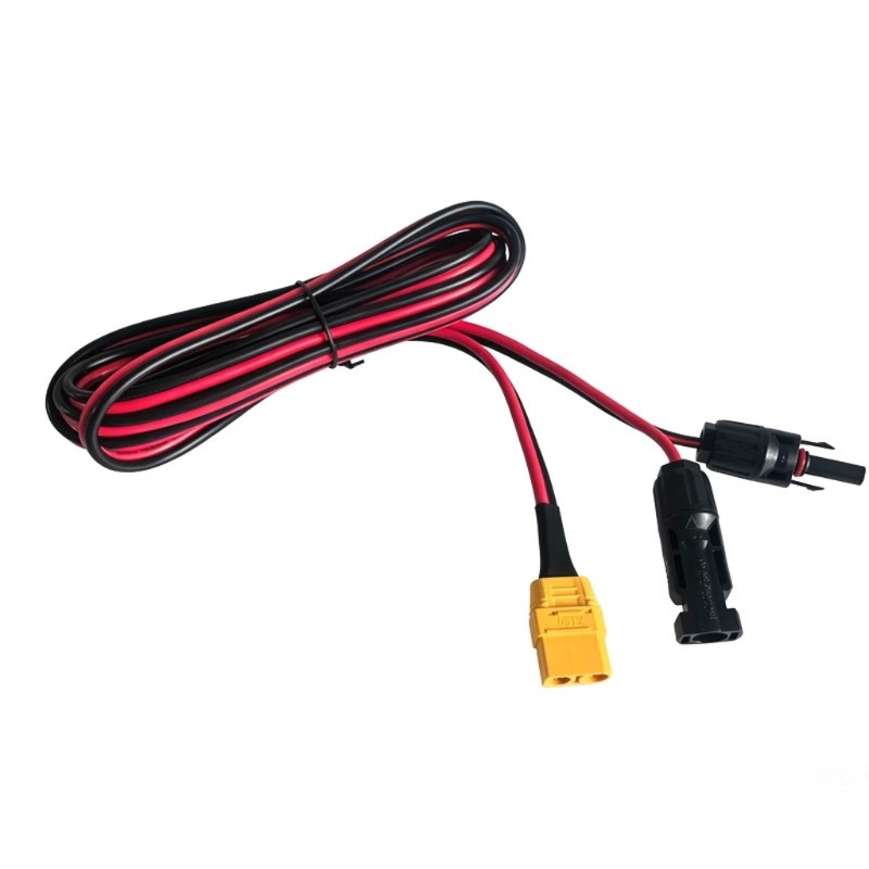 Solar Charging Cable with XT90H Female End for Outdoor Backup Use