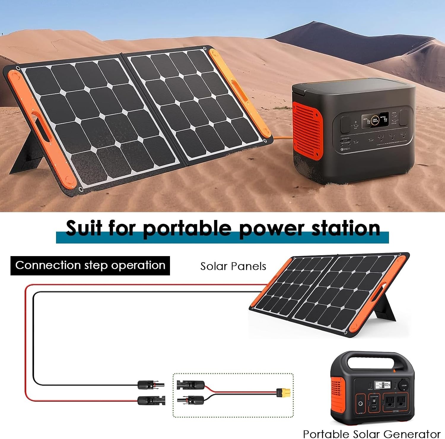 Waterproof & Dustproof 75FT XT60 Solar Cable – Perfect for Emergency Power Needs