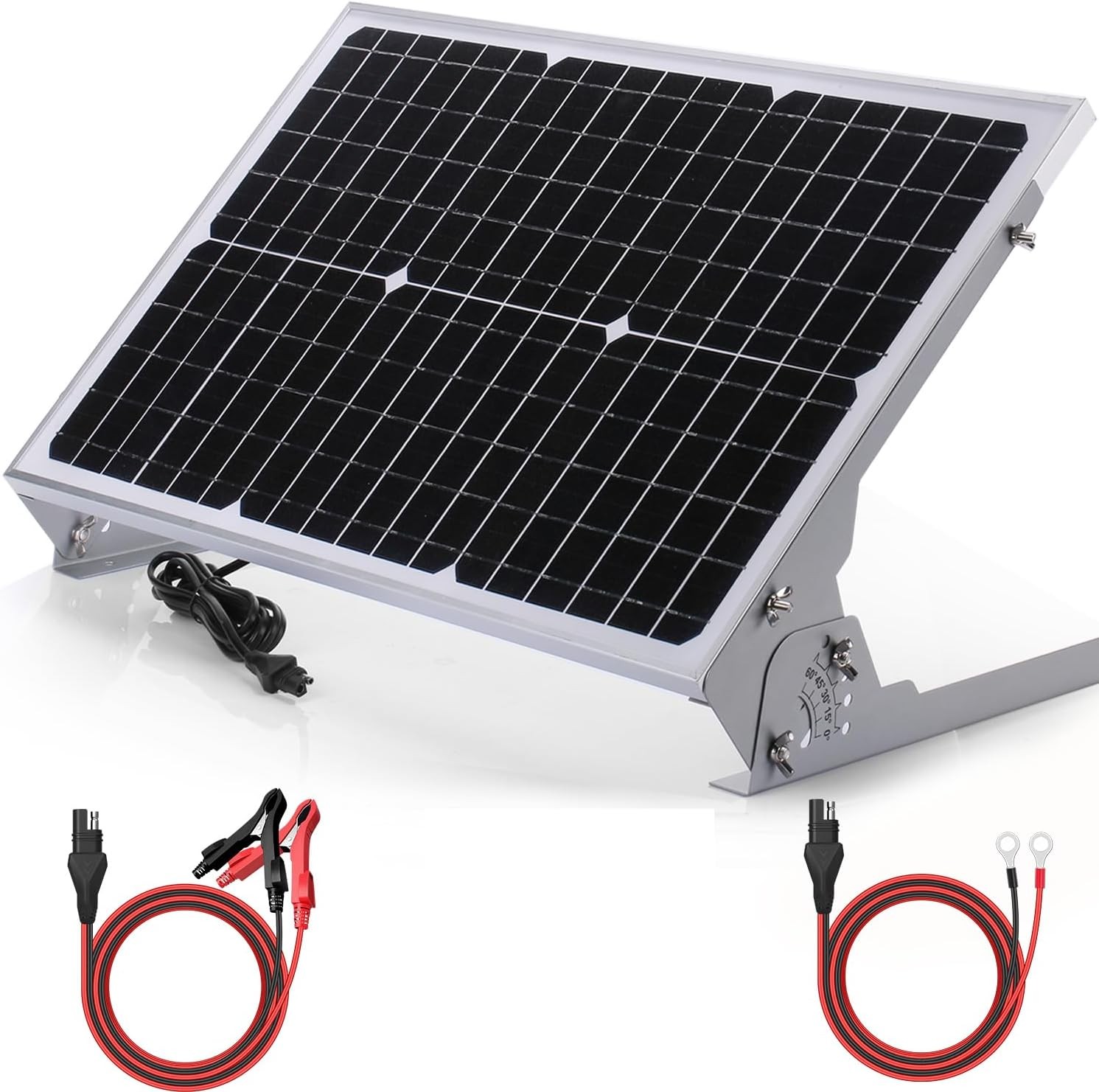 12V 30W Solar Battery Charger Maintainer Built-in UltraSmart MPPT Controller