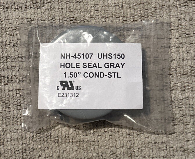NH-45107 UHS150 Hole Seal Gray 1.5” New Box Of 5