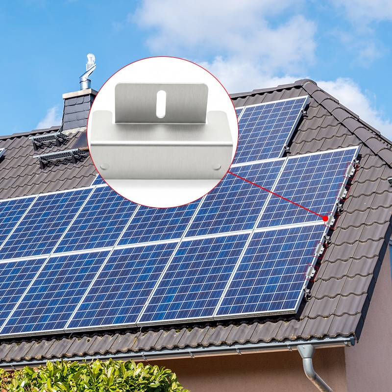 4/8/12 Sets Solar Panel Z Bracket Mounting Mounts Solar Panel RV Boat Roof Wall