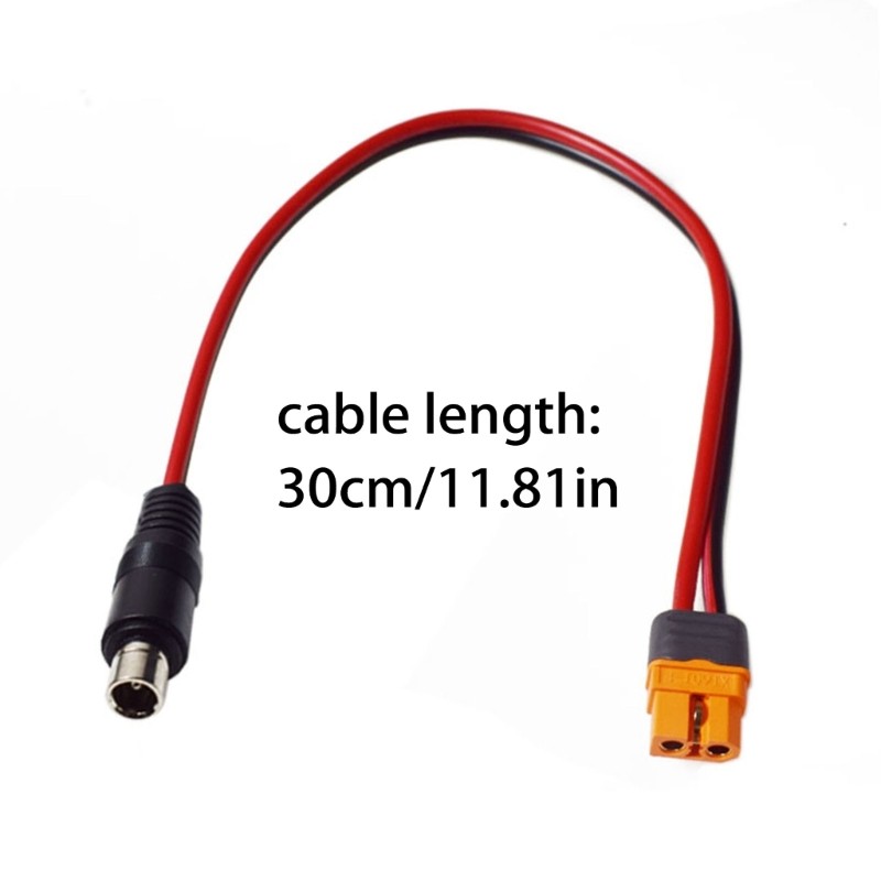 30cm 14AWG XT60I Female To 8020 Energy Wire For sunlight Generator Recharging