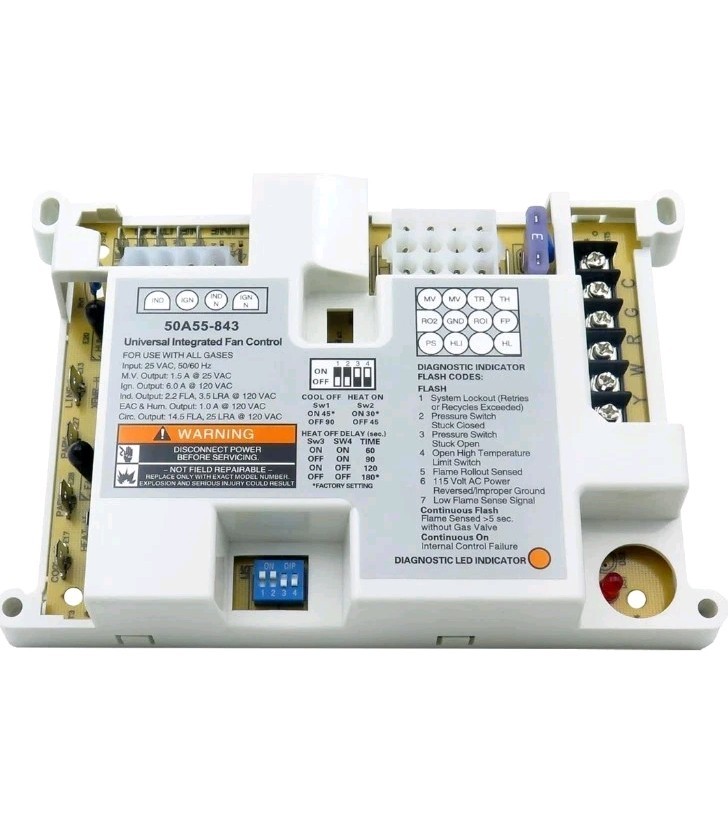 50A50-474 Universal Furnace Control Circuit Board Replacement for White Rodgers