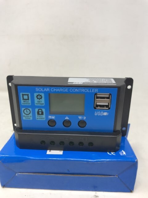 Solar Charge Controller 30A MPPT Solar Charge Controller, 12V/ 24V Solar Panel