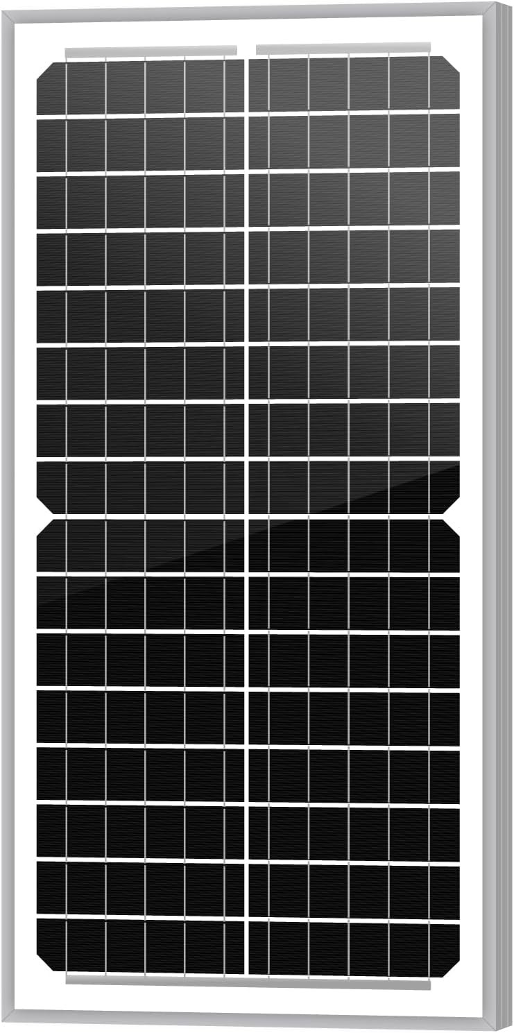 Newpowa 10W 12V Monocrystalline Solar Panel High-Efficiency