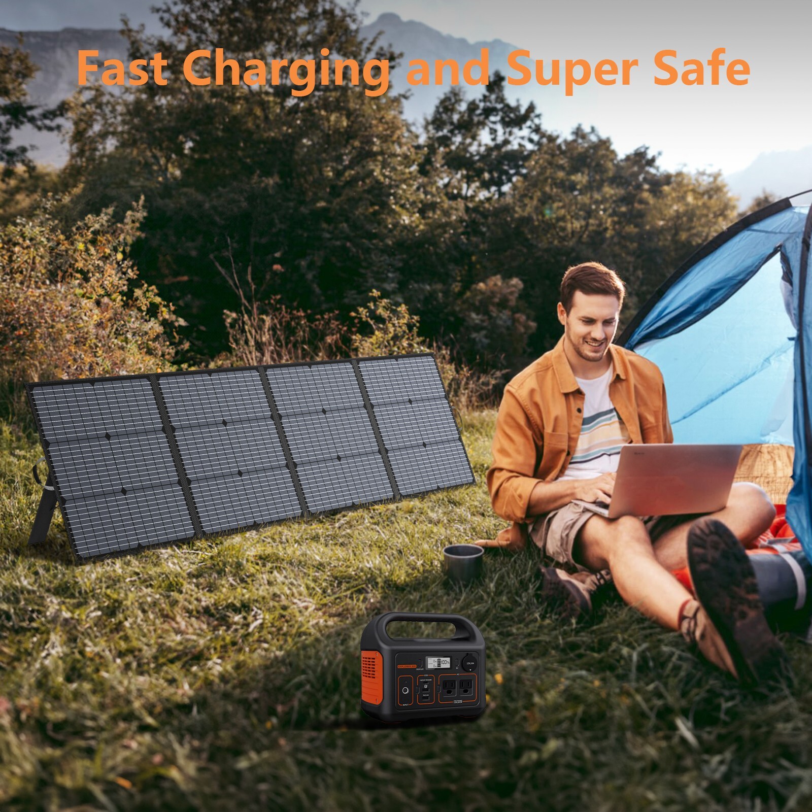 220W Solar Panel for Jackery Explorer 1000 v2 Portable Power Station Generator