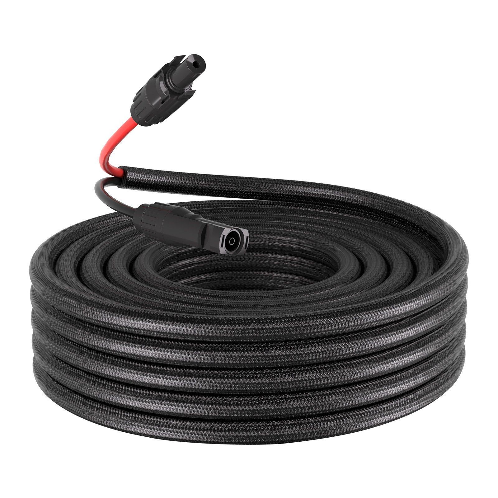 Solar Panel Extension Cable 30ft, 10AWG Tinned Copper, XLPE Insulated, MC4