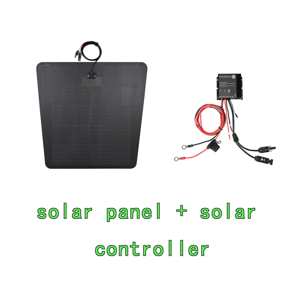 Lensun 100W 12V Hood Flexible Solar Panel for Toyota Tacoma 4th Gen 2024 Present