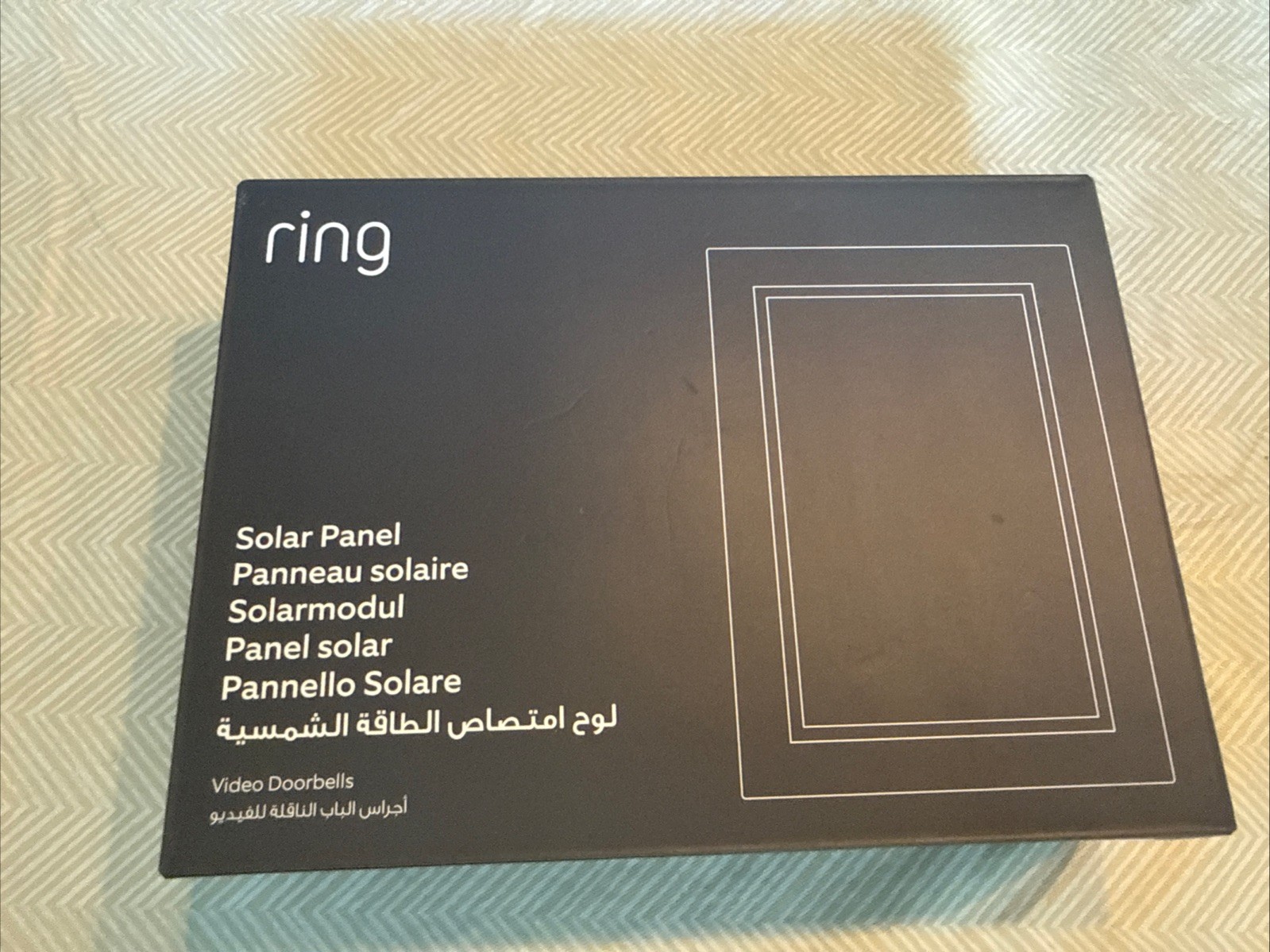 Ring Solar Panel White New In Box Model 5F45E9 W/Mounting Hardware