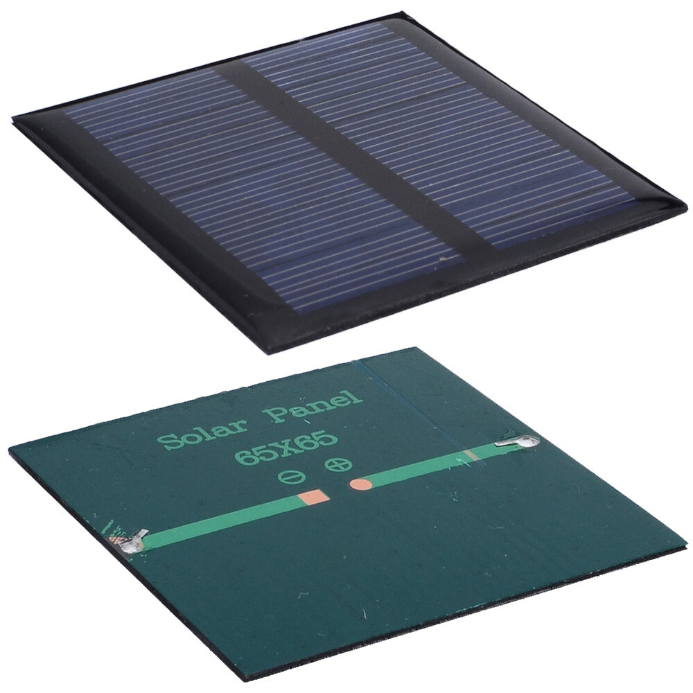 10pcs Solar Panels 5.5v 90mA 0.6W 6.5×6.5 for Mini Solar Cell Power Appliances