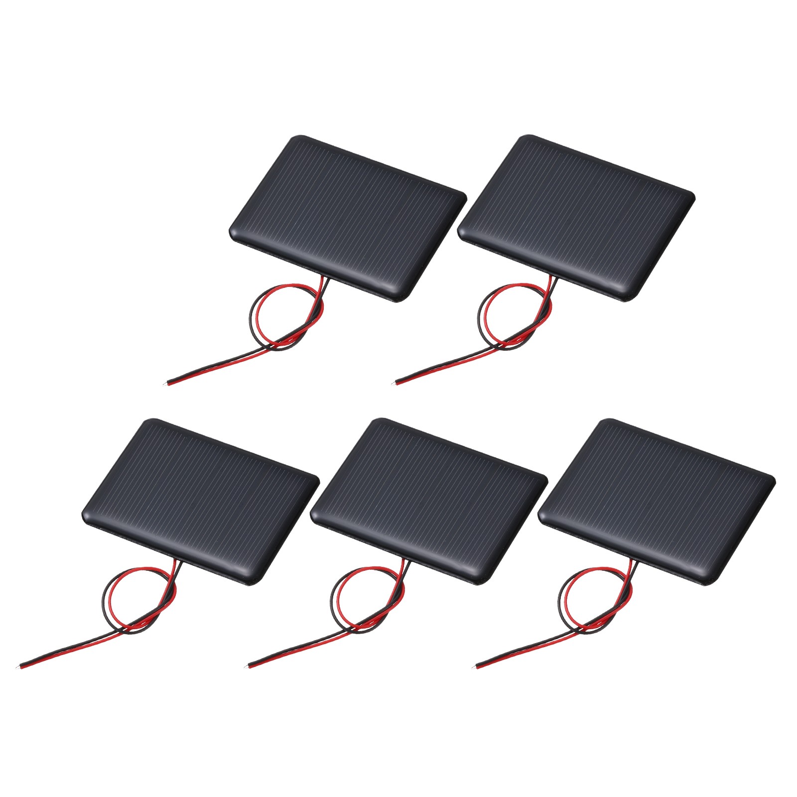 5Pcs 2V 0.24W 120mA Mini Solar Panels with Cable