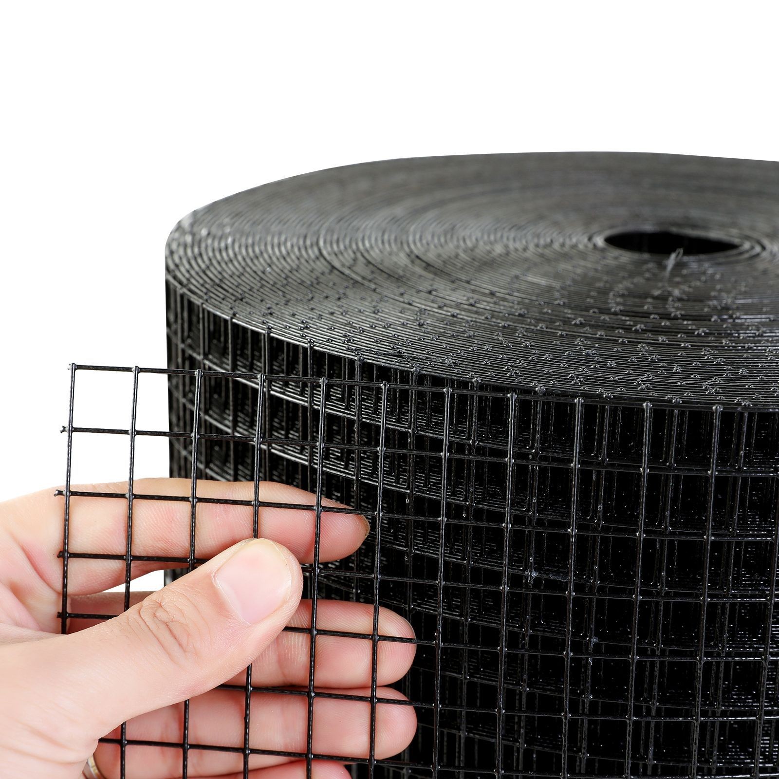 Rust-Proof Solar Critter Guard Roll: 6″×100ft, 1/2″ PVC-Coated Galv Mesh
