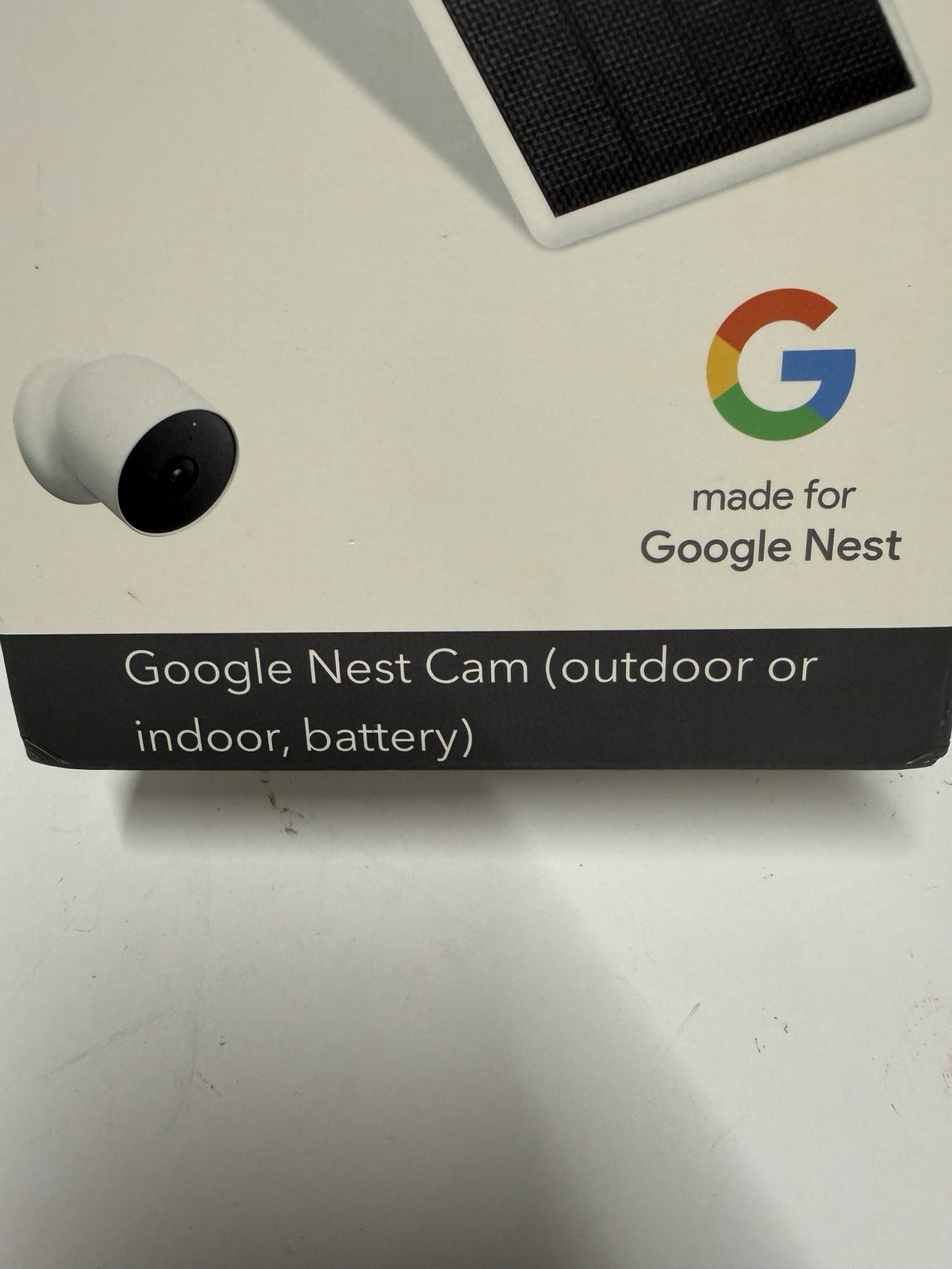 Wasserstein 2.5W Solar Panel for Google Nest Cam Outdoor or Indoor, Battery