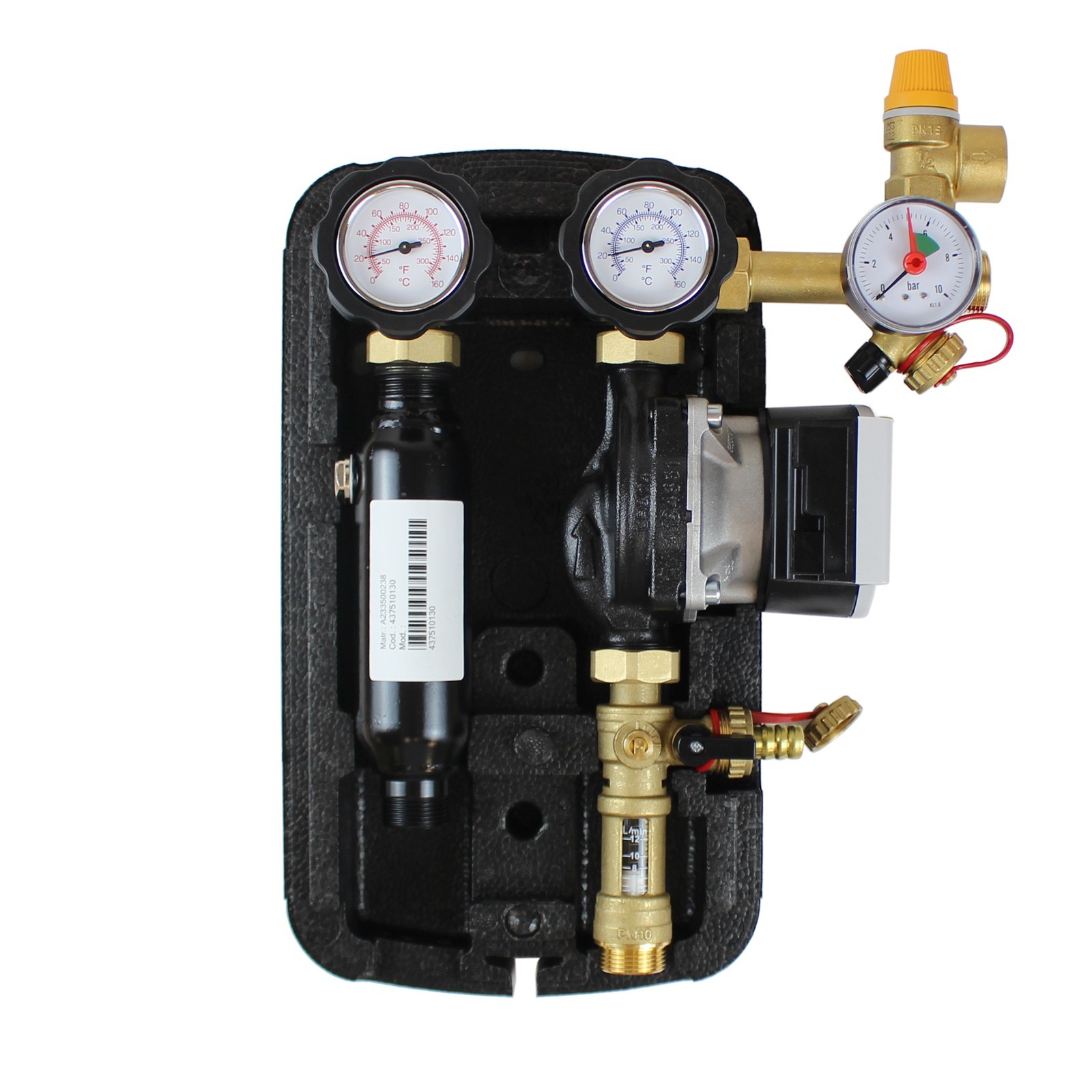 Two Strand Solarstation Grundfos With High Efficiency Pump UPM3 Solar 15-75