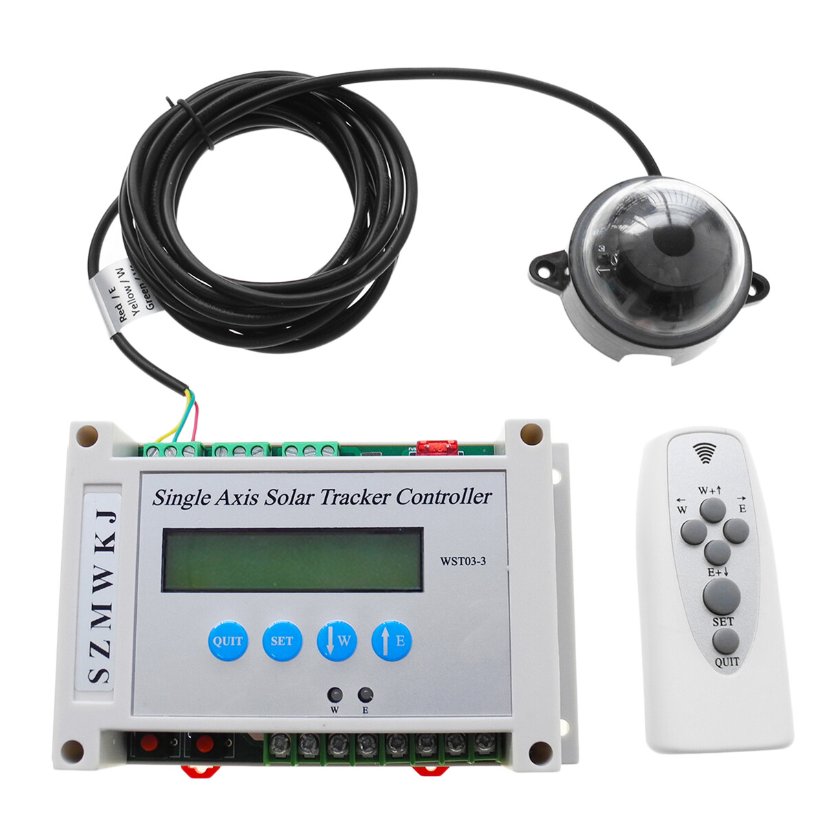 Single Axis Solar Tracker Kit -12V Linear Actuator Tracking Controller Sun Track