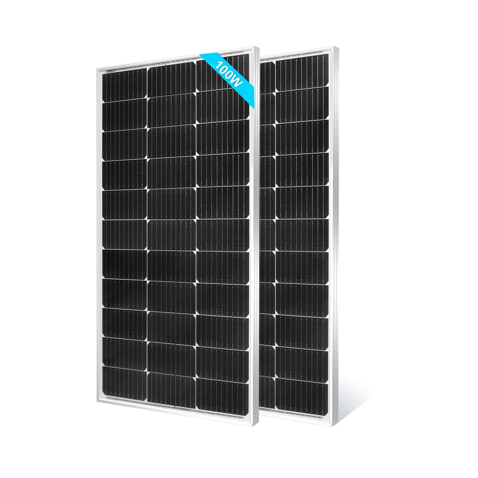 SUNGOLDPOWER 2pcs 100W Solar Panel Monocrystaline Solar Panel Module Grade A …