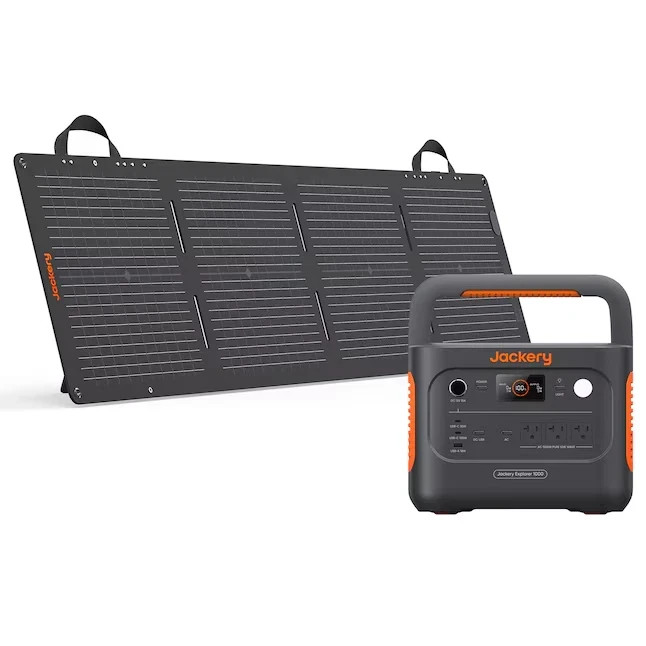 Jackery Explorer 1000 v2 (New Version) 1500 -Watts Portable Power Station 1 Sola