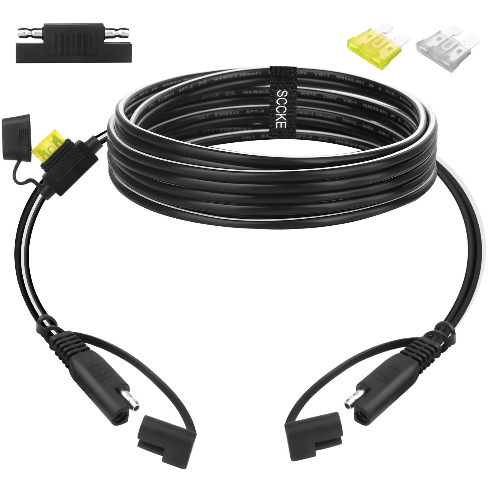 6ft 14awg Sae To Sae Extension Cable Quick Disconnect Wire Harness Sae Connector