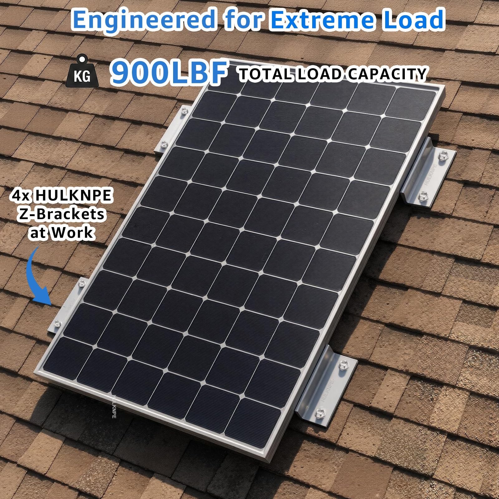 Z Brackets Solar Panel Mounting Kit (16 Pack) Heavy Duty Multi-Slot Aluminum …