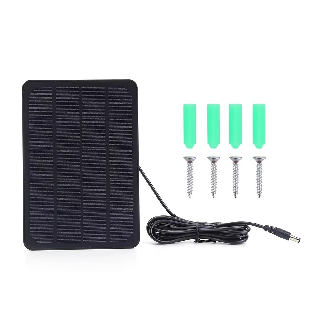 Solar Panel for Outdoor Camera Security Cam Micro USB Battery Charger 10W Output